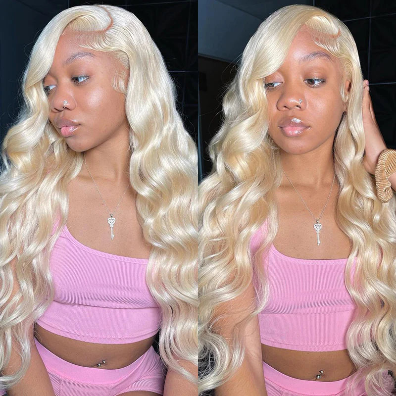 613 Honey Blonde Hair 13x4 Lace Front Wigs Body Wave