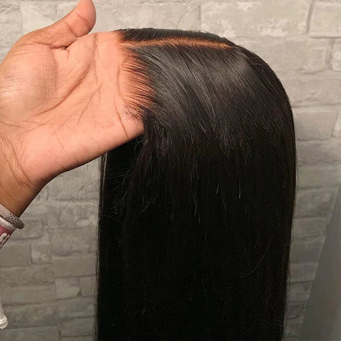 Silky Straight Easy Wear Go Glueless Wigs Pre Cut 5x5 HD Lace Closure Wigs Beginner Friendly