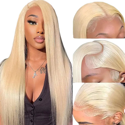 613 Honey Blonde 13x4 Straight Lace Front Wigs