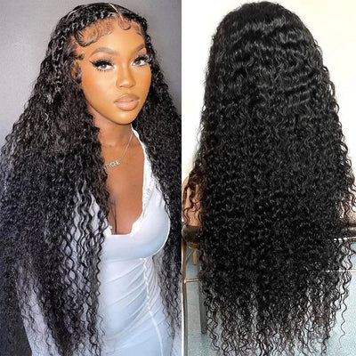 13x4 Lace Front 180% Density Deep Wave Wig