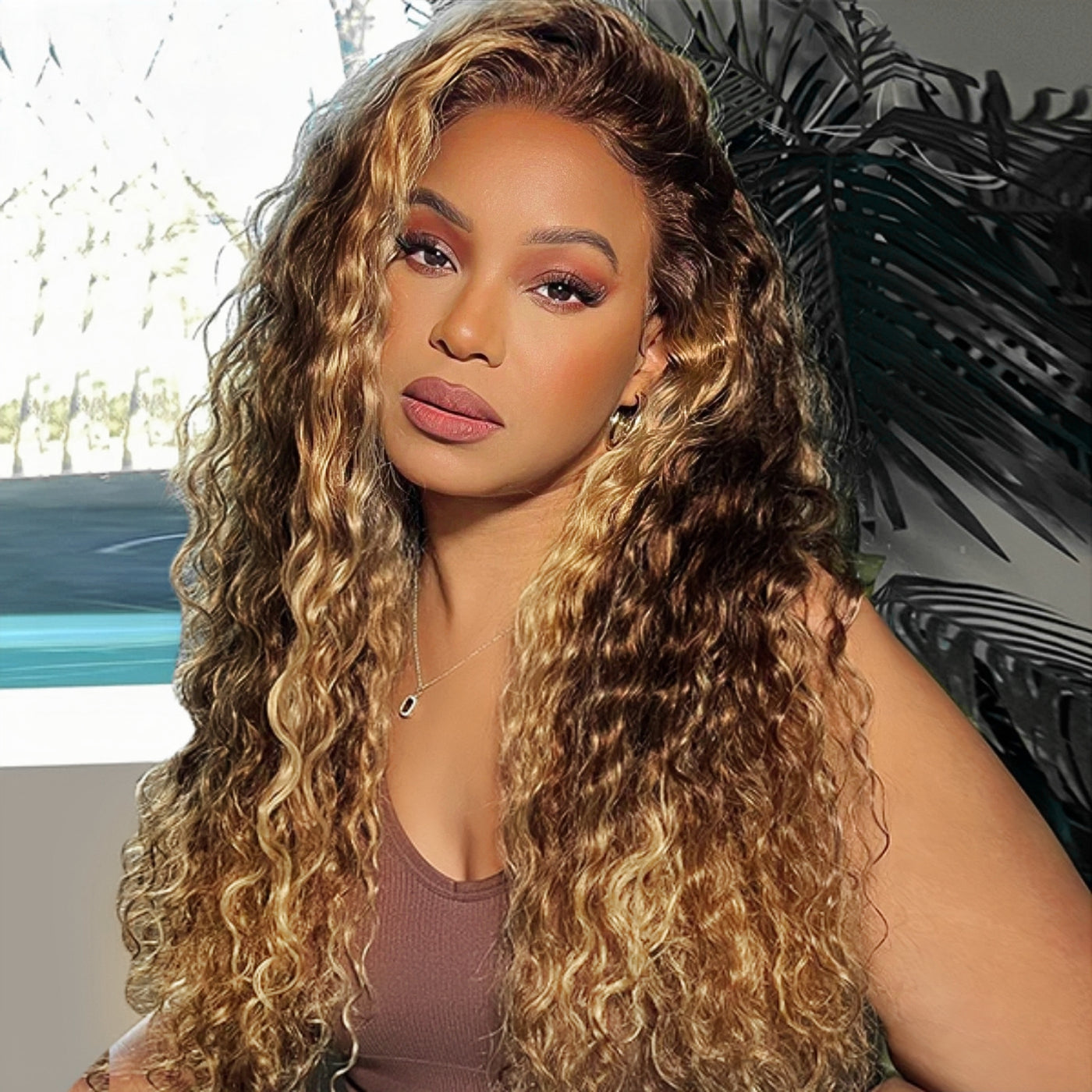 Beyoncé Inspired 13x6 HD Lace Ombre Deep Wave Wig 100% Human Hair Wig