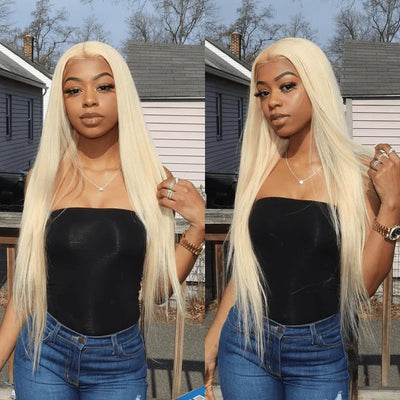 613 Honey Blonde 13x4 Straight Lace Front Wigs