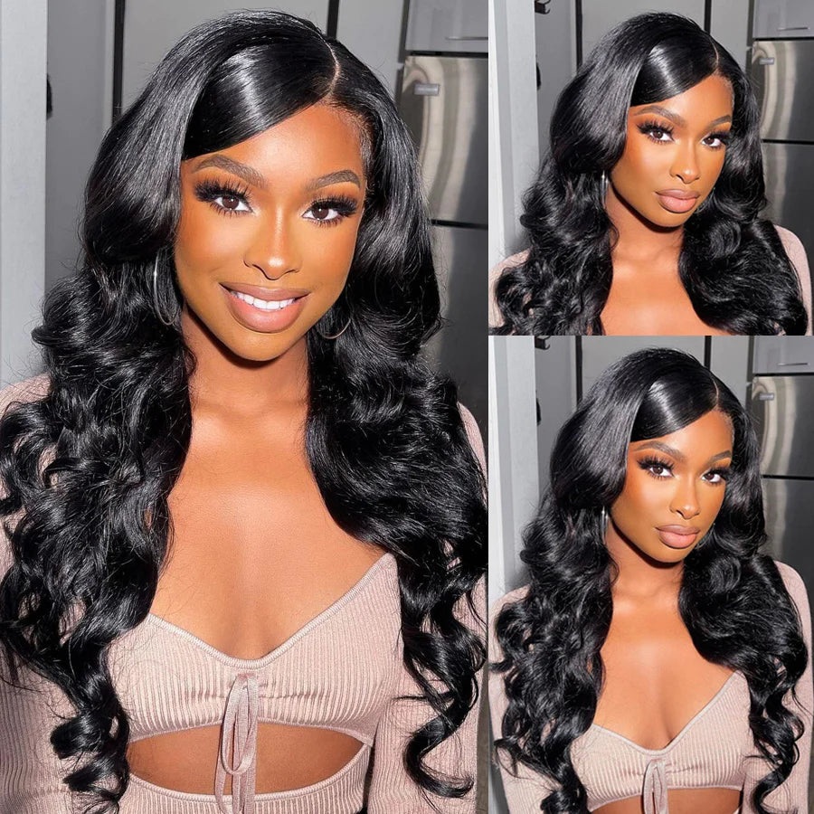 Body Wave 360 Lace Front Wigs For Women 12A Body Wave Virgin Hair