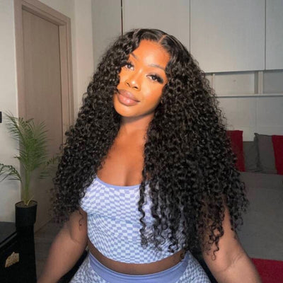 13x4 Lace Front 180% Density Deep Wave Wig