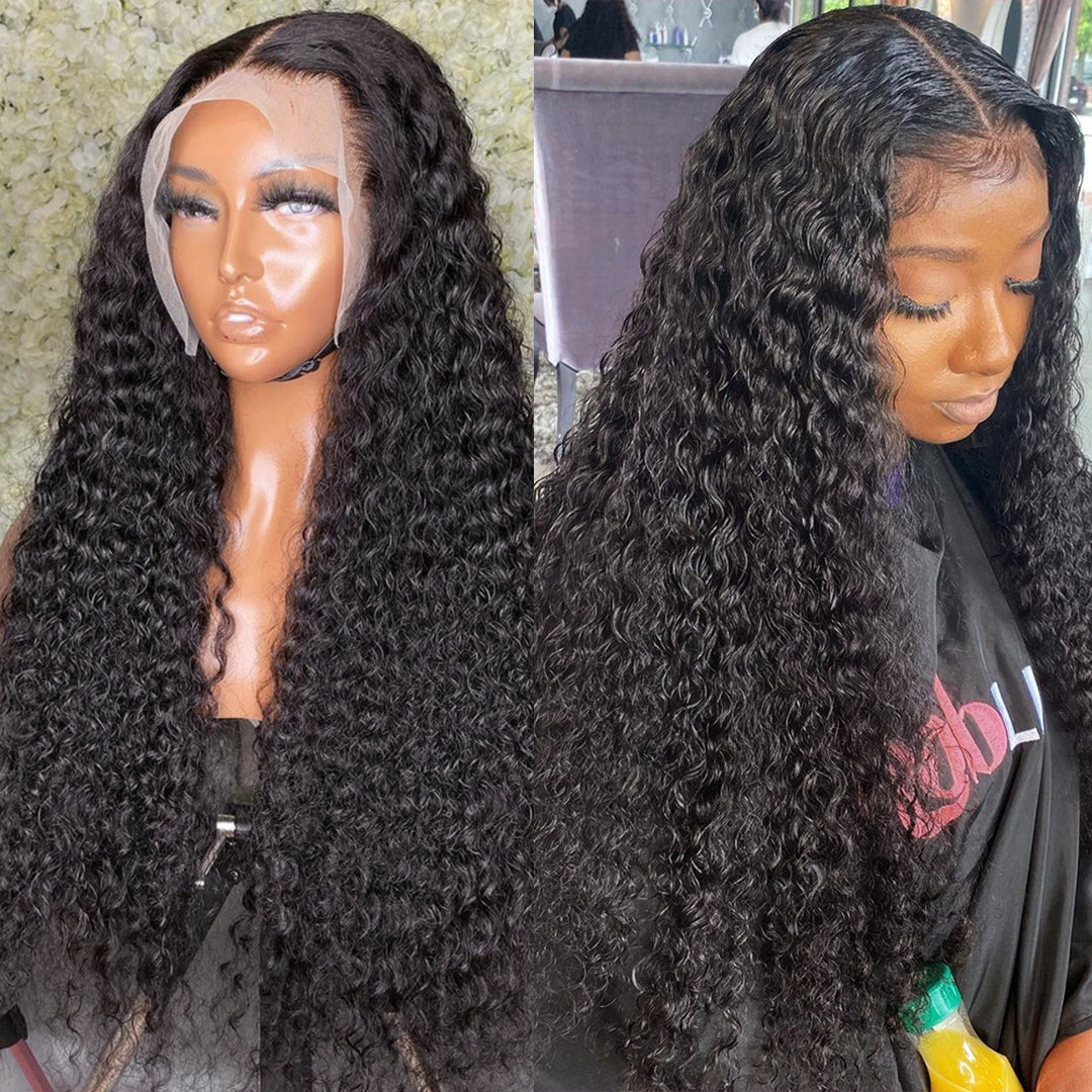 13x4 Curly  Lace Frontal Wigs