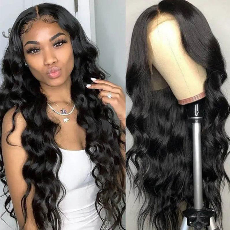 Body Wave 360 Lace Front Wigs For Women 12A Body Wave Virgin Hair