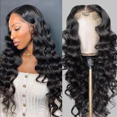 Loose Deep Wave 4x4 Lace Closure Deep Parting High Quality Wigs