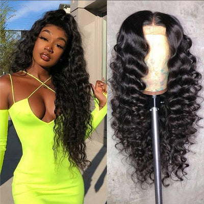 Loose Deep Wave 4x4 Lace Closure Deep Parting High Quality Wigs