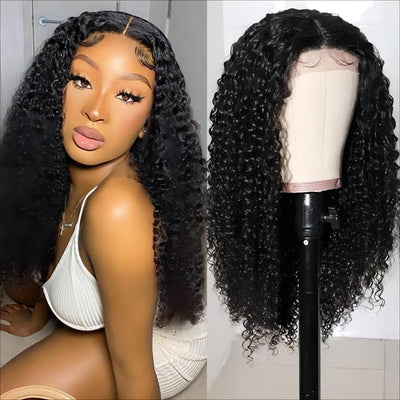 Undetectable Invisible Glueless Lace Real HD Lace Wig Curly Hair 220% Density