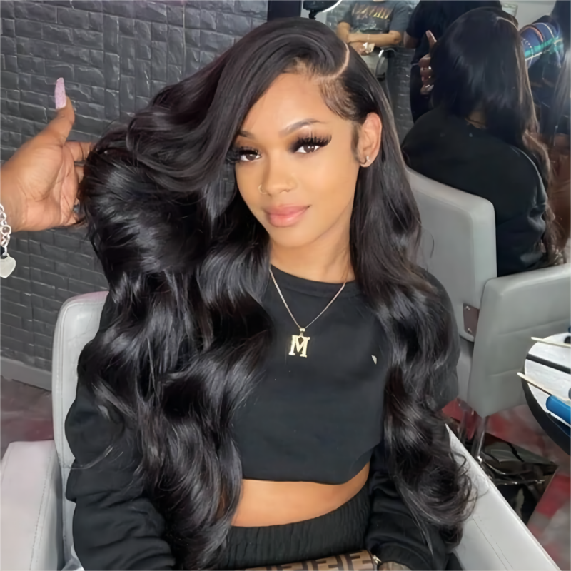 Flawless 220% High Density 5x5 Body Wave HD Glueless Lace Closure Wig