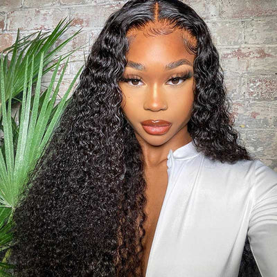 13*6 Lace Front Wig Curly Human Hair