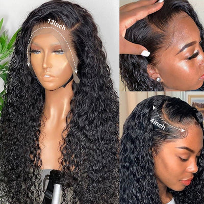 13x4 Curly  Lace Frontal Wigs