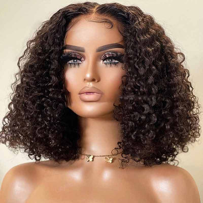 12A Grade Short Bob Wig 13X4 Deep Human Hair Wigs Remy Hair Lace Frontal Wig