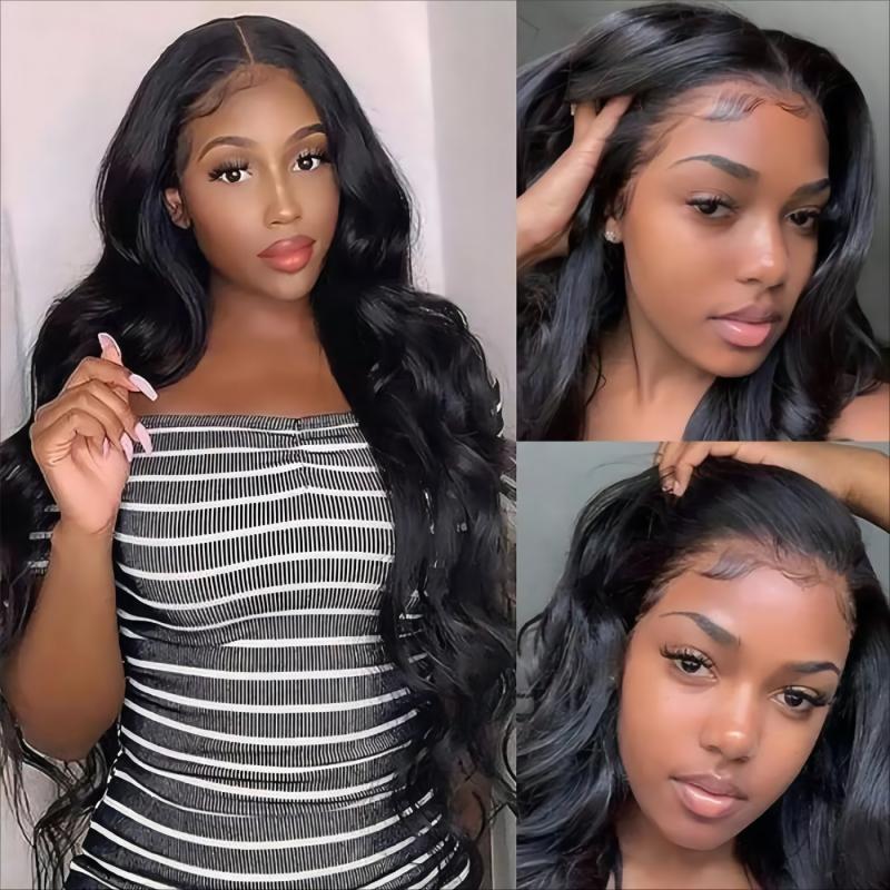 Full Lace Wig Long Body Wave Human Hair Wig