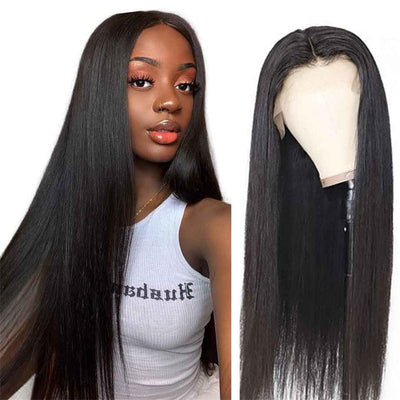 360 HD Lace Frontal Wig Virgin Bone Straight Human Hair Wigs