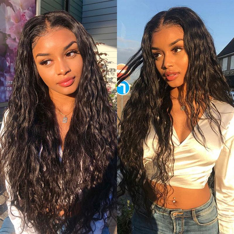 13*6 Lace Front Wig Water Wave Lace Wigs 180% Density