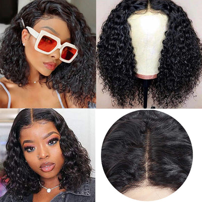 Curly Wave 13x4 Lace Front Human Hair Wigs