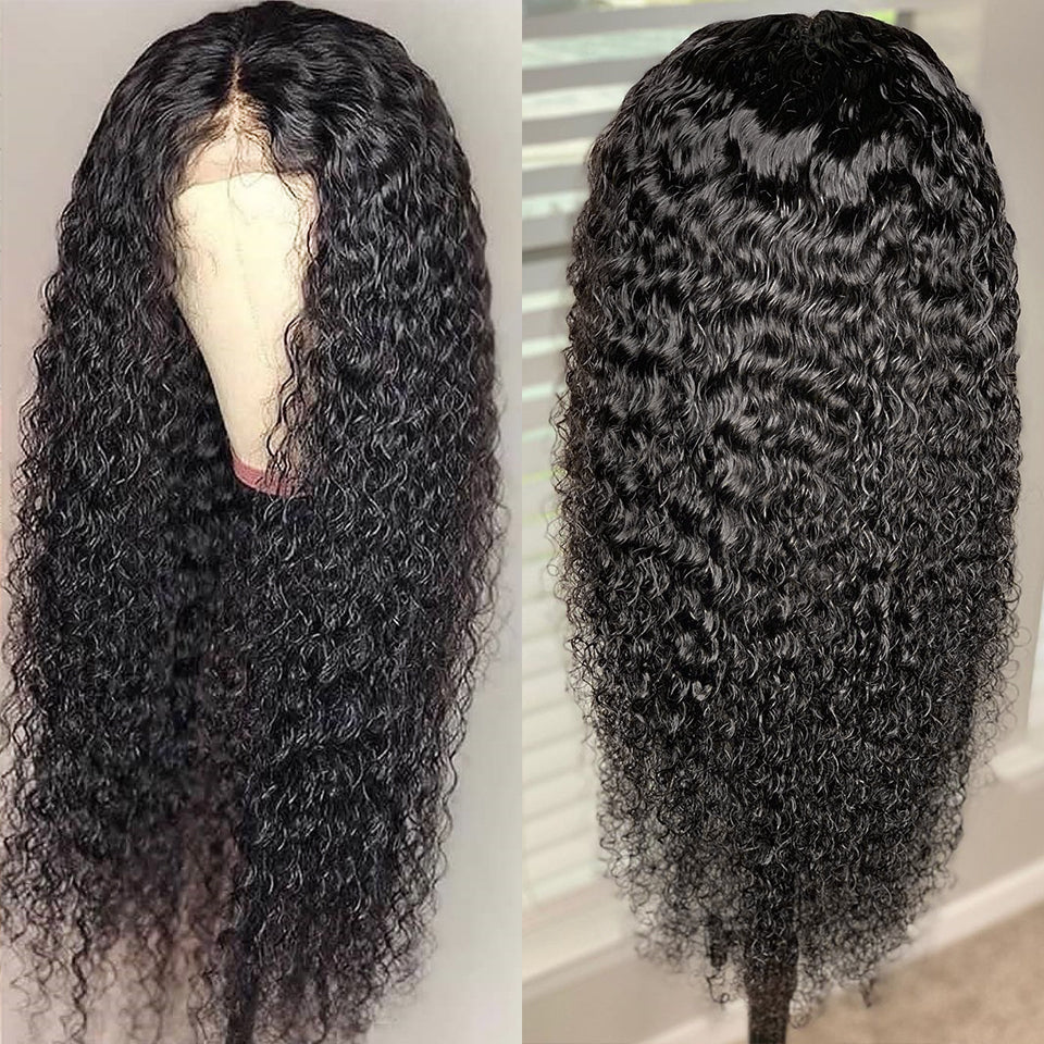 Water Wave 13x4 Lace Frontal Wig Human Hair Wigs