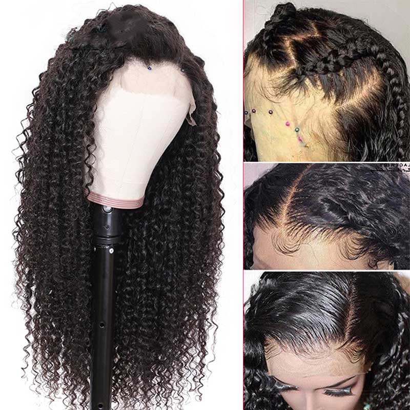 13*6 Lace Front Wig Curly Human Hair