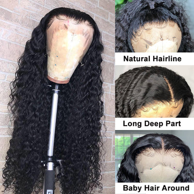 13x4 Curly  Lace Frontal Wigs