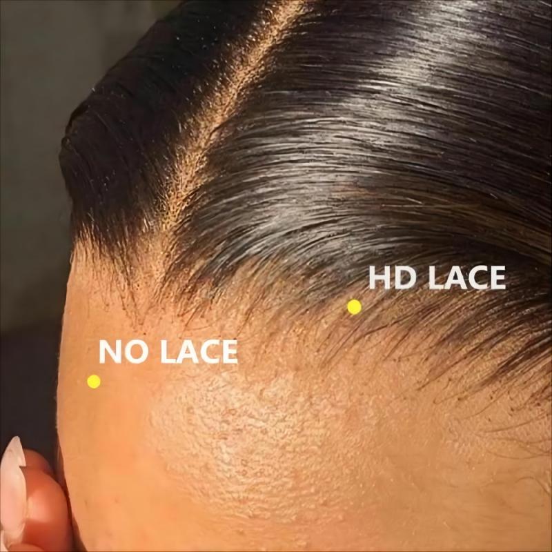 Glueless 5x5 HD Lace Closure Wigs Straight Hair 220% Density