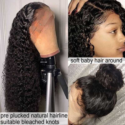 13*6 Lace Front Wig Curly Human Hair