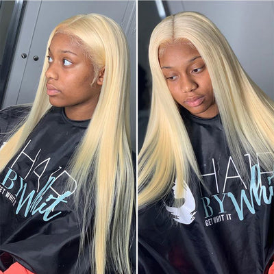 613 Blonde Straight 180 Density 13*6 Lace Frontal