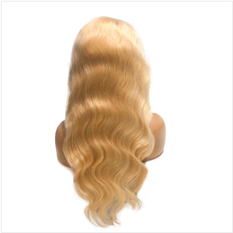 12A Grade 613 Blonde Color Wig Body Wave Human Hair 13x6 Lace Front Wig