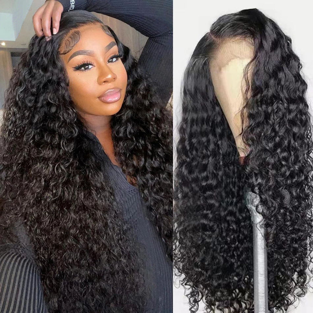 360 Water Wave Lace Front Wig Brazilian Wigs For Women