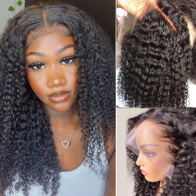 Curly Wave 13x4 Lace Front Human Hair Wigs