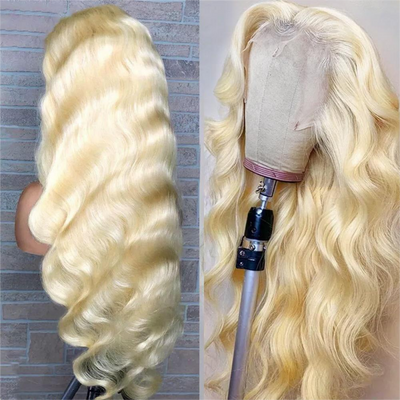 Body Wave 613 Blonde 360 Lace Front Human Hair Wig Brazilian Wigs For Women