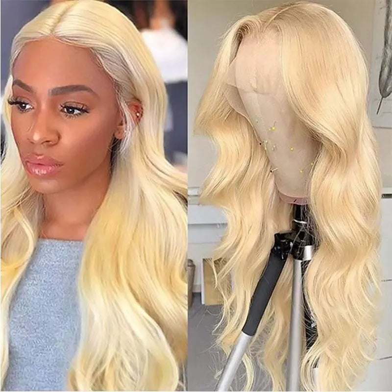 Body Wave 613 Blonde 360 Lace Front Human Hair Wig Brazilian Wigs For Women